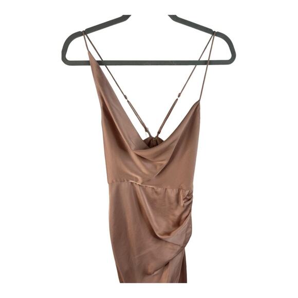 Significant Other Aria Cowl Neck Satin Maxi Dress Formal Gala Party Prom Size 2 - Picture 6 of 16